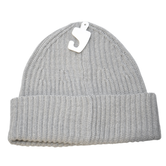 Michael Kors Varsity Unisex Beanie Hat & Scarf 2 Piece Set Pearl Grey $156 Nwt - Picture 3 of 6